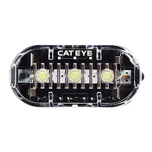 CATEYE Omni 3 Bike Safety Light – IPX4 Waterproof 3 LED Safety Light with 360° Visibility, Multiple Flashing Modes, AAA Battery, 200+ Hour Runtime, Fits Road, Urban, MTB & Kids Bikes - CATEYE (1)