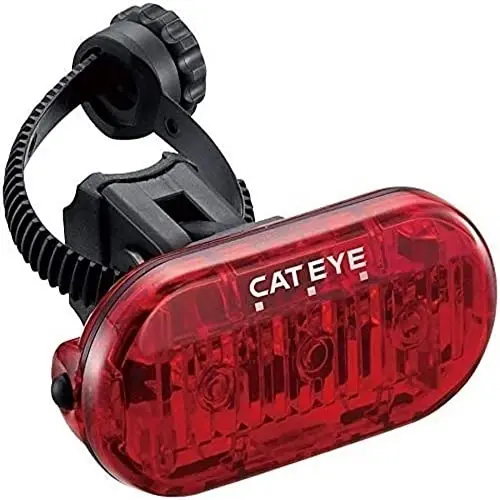 CATEYE Omni 3 Bike Safety Light – IPX4 Waterproof 3 LED Safety Light with 360° Visibility, Multiple Flashing Modes, AAA Battery, 200+ Hour Runtime, Fits Road, Urban, MTB & Kids Bikes - 1