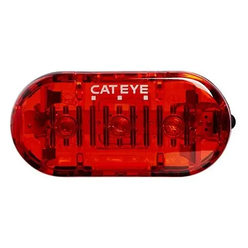 CATEYE Omni 3 Velosiped Xavfsizlik Chirog'i – IPX4 Suv o'tkazmaydigan 3 LEDli Xavfsizlik Chirog'i 360° Ko'rinish, Bir nechta Miltillovchi Rejimlar, AAA Batareyasi, 200+ Soat Ishlash Vaqti, Yo'l, Shahar, MTB va Bolalar Velosipedlariga mos keladi - CATEYE (1)