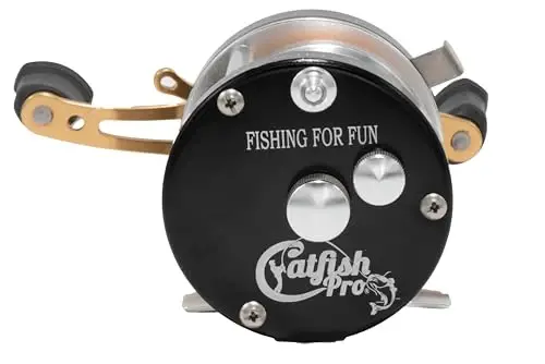 Catfish Pro Fishing for Fun Reel, Pre-Spooled with Line | Powerful, Durable, and Smooth Fishing Reel - 1