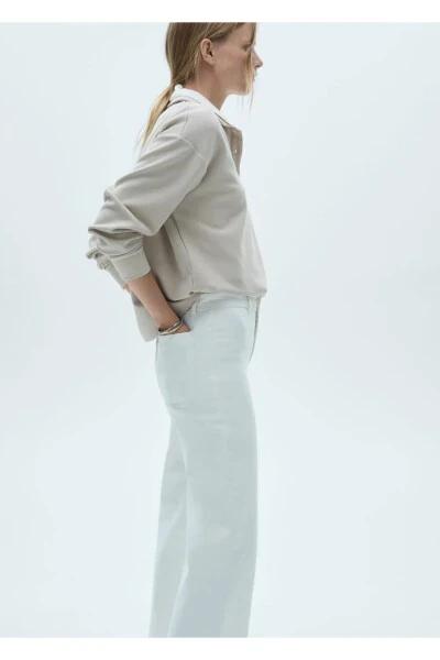 Catherin High Waist Culotte Jeans - 1