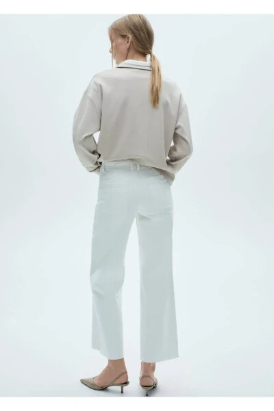 Catherin High Waist Culotte Jeans - 4