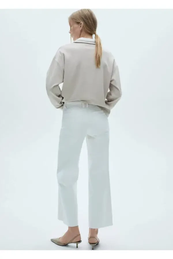 Catherin High Waist Culotte Jeans - 4