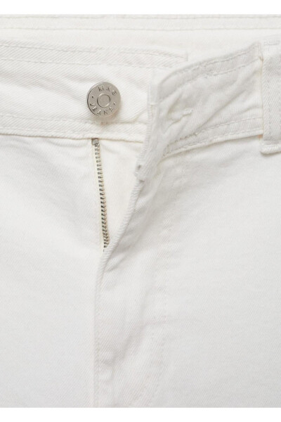 Catherin yüksek belli culotte jean pantolon - 5