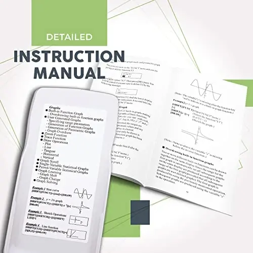 CATIGA CS229 Научный калькулятор с графическими функциями, несколько режимов с интуитивно понятным пользовательским интерфейсом, для начинающих и продвинутых курсов - 5