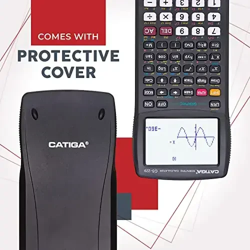 CATIGA CS229 Scientific Calculator with Graphics Functions, Multiple Modes with Intuitive User Interface for Beginners and Advanced Courses, 5 Pack - 7