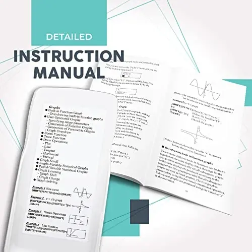 CATIGA Научный калькулятор с графическими функциями - несколько режимов с интуитивно понятным интерфейсом - идеально подходит для студентов начинающих и продвинутых курсов, старшей школы или колледжа - 5