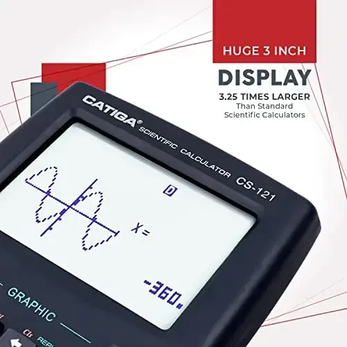 CATIGA Scientific Calculator with Graphic Functions, Multiple Modes with Intuitive Interface, Perfect for Beginner and Advanced Courses, High School or College, 2 Pack, CS-121 - 6