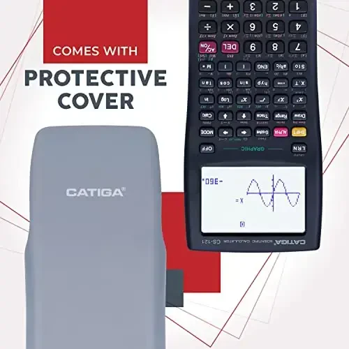 CATIGA Scientific Calculator with Graphic Functions, Multiple Modes with Intuitive Interface, Perfect for Beginner and Advanced Courses, High School or College, 2 Pack, CS-121 - 7