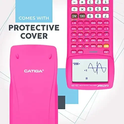 CATIGA Scientific Calculator with Graphic Functions - Multiple Modes with Intuitive Interface - Perfect for Students of Beginner and Advanced Courses, High School or College - 7
