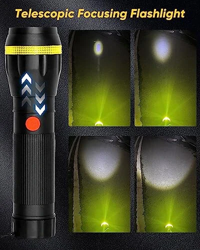 CAWWRT Avtomobil Favqulodda Vaziyatlar To'plami, Ogohlantiruvchi Yorug'lik Aks ettiruvchi Uchburchak, Jumper Kabeli, Tortish Tasmasi, Chiroq, Birinchi Yordam To'plami, Shinalar Bosimi O'lchagichi, Xavfsizlik Bolg'asi Avtomobil Asboblar To'plami bilan Yo'l bo'yidagi Favqulodda Avtomobil To'plami - 3