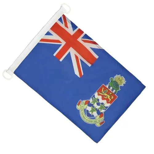 Cayman Islands NAUTICAL Flag 18'' x 12'' - Caymanian flags 30 x 45 cm. - Banner 12x18 in for boat - AZ FLAG - AZ FLAG (1)