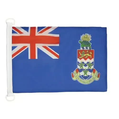 Cayman Islands NAUTICAL Flag 18'' x 12'' - Caymanian flags 30 x 45 cm. - Banner 12x18 in for boat - AZ FLAG - 2