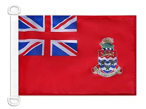 Cayman Islands Civil Ensign NAUTICAL Flag 18'' x 12'' - Caymanian merchant flags 30 x 45 cm. - Banner 12x18 in for boat - AZ FLAG - 1