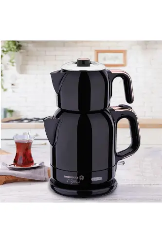 Çaytema Deluxe Electric Kettle Black A331-09 - KORKMAZ (1)