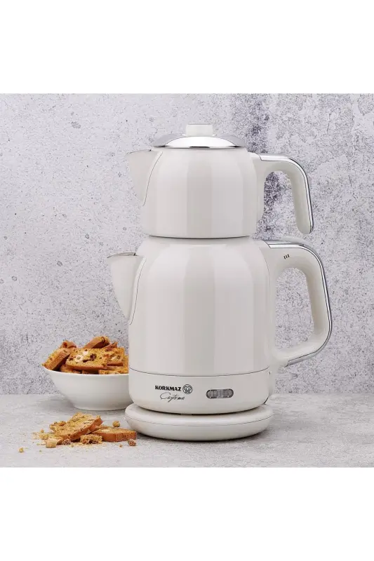 Caytema Electric Kettle Vanilla Chrome A331-08 - KORKMAZ