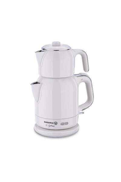 Çaytema Electric Teapot Vanilla Chrome A331-08 - KORKMAZ (1)
