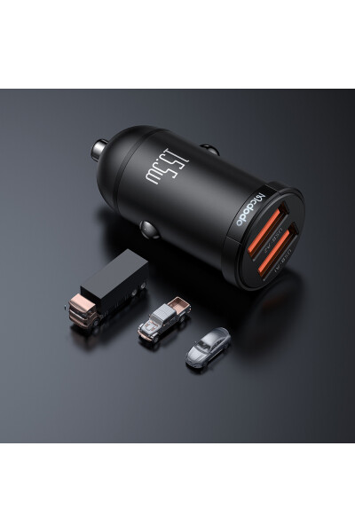 CC-2950 15.5W Ikkita USB Avtomobil Zaryadlovchi Qurilmasi - MCDODO (1)