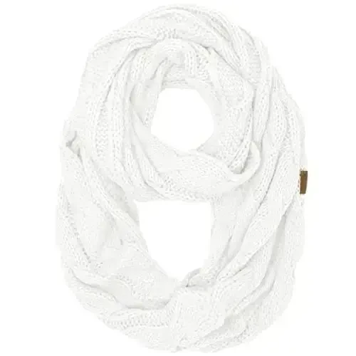 C.C CC Winter Soft Matching Unisex Chunky Knit Cowl Loop Infinity Scarf 