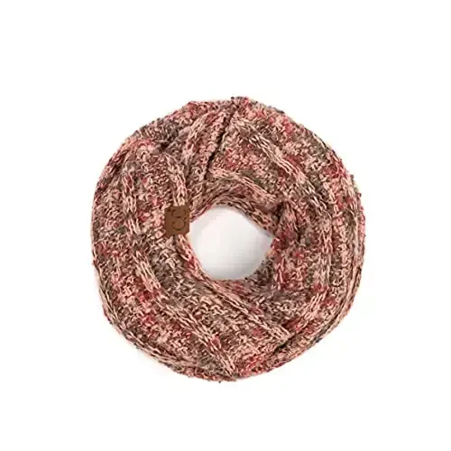 C.C CC Winter Soft Matching Unisex Chunky Knit Cowl Loop Infinity Scarf - C.C®