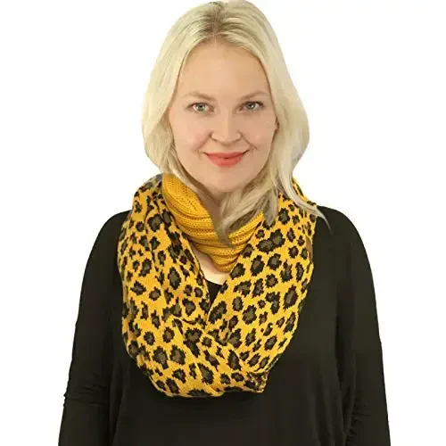 C.C CC Winter Soft Matching Unisex Chunky Knit Cowl Loop Infinity Scarf - C.C® (1)