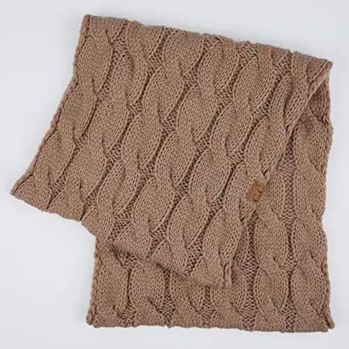 C.C CC Winter Soft Matching Unisex Chunky Knit Cowl Loop Infinity Scarf - 3