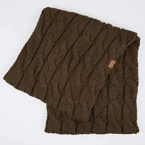 C.C CC Winter Soft Matching Unisex Chunky Knit Cowl Loop Infinity Scarf - 3