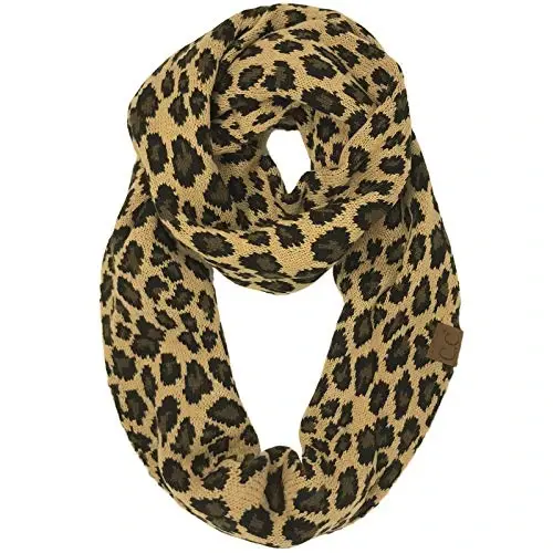 C.C CC Winter Soft Matching Unisex Chunky Knit Cowl Loop Infinity Scarf 