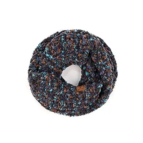 C.C CC Winter Soft Matching Unisex Chunky Knit Cowl Loop Infinity Scarf - 1