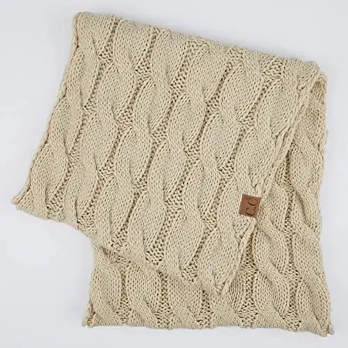 C.C CC Winter Soft Matching Unisex Chunky Knit Cowl Loop Infinity Scarf - 3