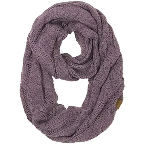 C.C CC Winter Soft Matching Unisex Chunky Knit Cowl Loop Infinity Scarf - C.C®