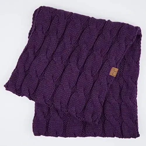 C.C CC Winter Soft Matching Unisex Chunky Knit Cowl Loop Infinity Scarf - 3