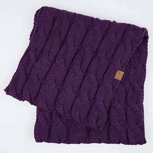 C.C CC Winter Soft Matching Unisex Chunky Knit Cowl Loop Infinity Scarf - 3