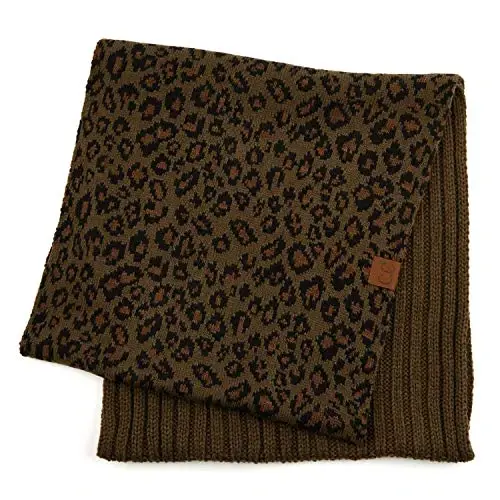 C.C CC Winter Soft Matching Unisex Chunky Knit Cowl Loop Infinity Scarf - 2