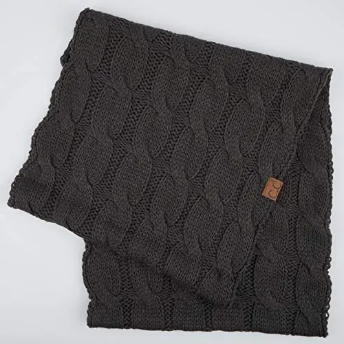C.C CC Winter Soft Matching Unisex Chunky Knit Cowl Loop Infinity Scarf - 3