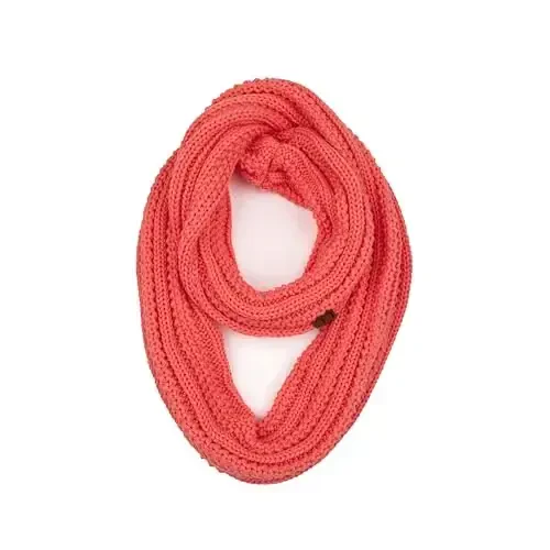 C.C CC Winter Soft Matching Unisex Chunky Knit Cowl Loop Infinity Scarf - C.C®