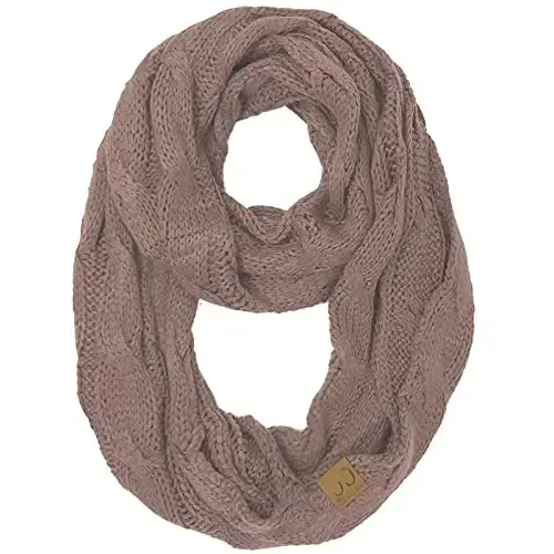 C.C CC Winter Soft Matching Unisex Chunky Knit Cowl Loop Infinity Scarf - C.C®