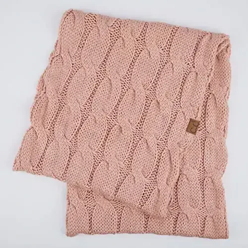 C.C CC Winter Soft Matching Unisex Chunky Knit Cowl Loop Infinity Scarf - 3