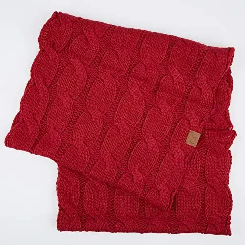 C.C CC Winter Soft Matching Unisex Chunky Knit Cowl Loop Infinity Scarf - 3