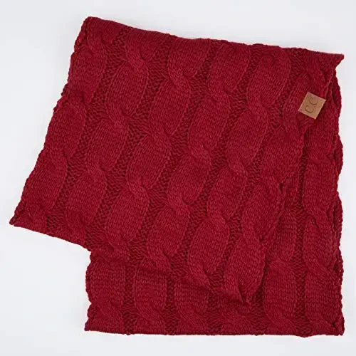 C.C CC Winter Soft Matching Unisex Chunky Knit Cowl Loop Infinity Scarf - 3