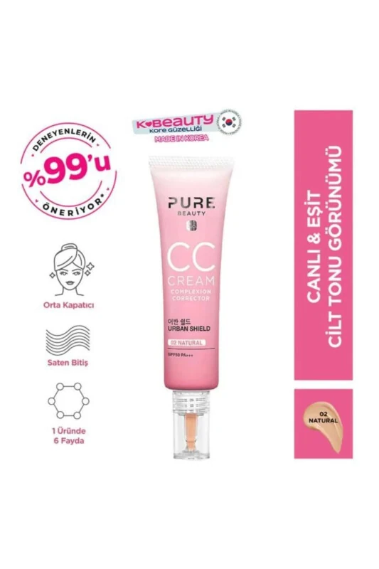 Cc Cream Spf50 Pa Natural 30 ml - 4894532915095 - PURE BEAUTY