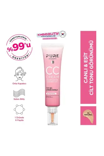 Cc Cream Spf50 Pa Natural 30 ml - 4894532915095 - 3