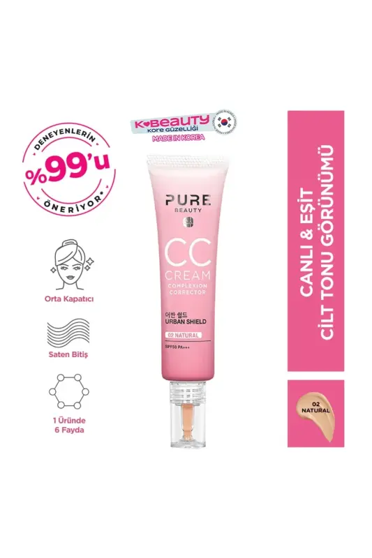 Cc Cream Spf50 Pa Natural 30 ml - 4894532915095 - 3