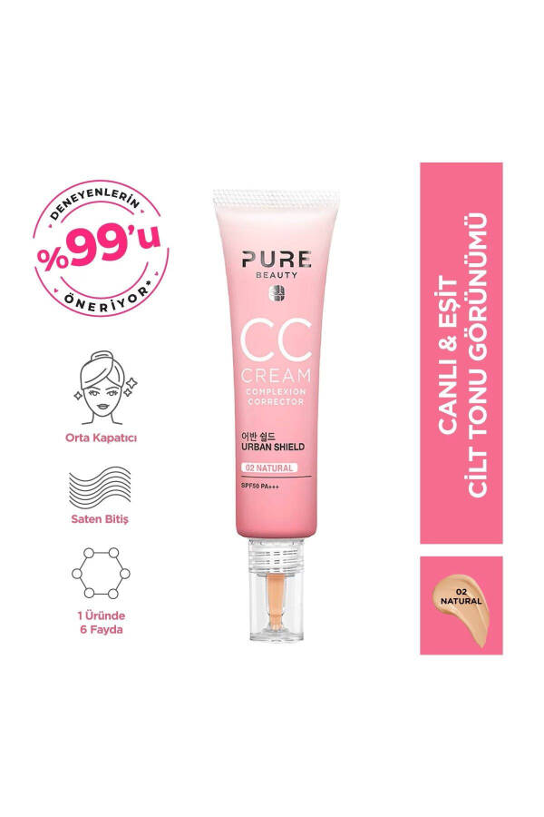 Cc Cream Spf50 Pa Natural 30 ml - 4894532915095 - 1