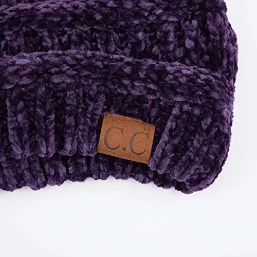 C.C Exclusives Cable Knit Beanie - Qalin, Yumshoq va Issiq Chokli Shlyapalar - 3