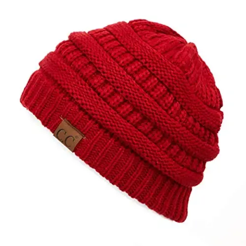 C.C Exclusives Cable Knit Beanie - Qalin, Yumshoq va Issiq Triko Shlyapalar 