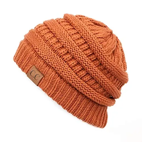 C.C Exclusives Cable Knit Beanie - Thick, Soft & Warm Chunky Beanie Hats 