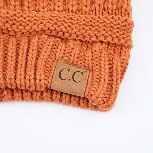 C.C Exclusives Cable Knit Beanie - Thick, Soft & Warm Chunky Beanie Hats - 3