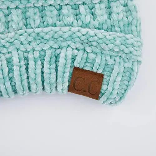 C.C Exclusives Cable Knit Beanie - Thick, Soft & Warm Chunky Beanie Hats - 3