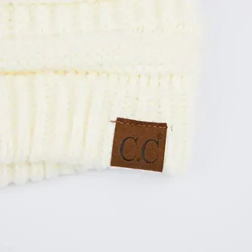 C.C Exclusives Cable Knit Beanie - Thick, Soft & Warm Chunky Beanie Hats - 3